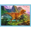 image:imageTrefl 4in1 Jigsaw Puzzle 12 15 20 24 Unique Dinosaurs Print DIY Puzzle Creative Fun Classic Jigsaw for Adults and Children from 3 Years Old