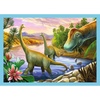 image:imageTrefl 4in1 Jigsaw Puzzle 12 15 20 24 Unique Dinosaurs Print DIY Puzzle Creative Fun Classic Jigsaw for Adults and Children from 3 Years Old