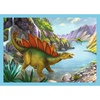 image:imageTrefl 4in1 Jigsaw Puzzle 12 15 20 24 Unique Dinosaurs Print DIY Puzzle Creative Fun Classic Jigsaw for Adults and Children from 3 Years Old