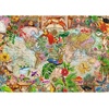 image:imageTrefl Antique World Map 1000 Jigsaw Puzzle Premium Plus Tea Time 27x19 A Series of Painted Nostalgic Pictures Perfect Matching of Elements for Adults and Children from 14 Years Old