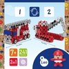 image:imageTrefl Connect 2in1 Construction Bricks Fire BrigadeConstruction Excavator  241 Pieces 236 Bricks  5 Bricks Figure for Adults and Children from 7 Years