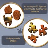 image:imageTrefl Marvel Wood Craft 5005 Piece Jigsaw Puzzle Infinity Gauntlet Irregular Shapes 50 Special Puzzles Modern Premium Jigsaw for Adults and Children from 14 Years Old