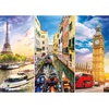 image:imageTrefl Trip Around Europe 4000 Piece Jigsaw Puzzle Red 54x38 Print DIY Puzzle Creative Fun Classic Puzzle for Adults and Children from 15 Years Old