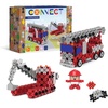 image:imageTrefl Connect 2in1 Construction Bricks Fire BrigadeConstruction Excavator  241 Pieces 236 Bricks  5 Bricks Figure for Adults and Children from 7 Years