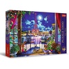 image:imageTrefl Premium Plus Quality  Puzzle Tea Time Paris in the Moonlight  1000 Pieces Series of Painted Nostalgic Images Perfect Piece Fit for Adults and Children from 14 Years
