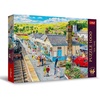 image:imageTrefl The Village Station 1000 Jigsaw Puzzle Premium Plus Tea Time 27x19 A Series of Painted Nostalgic Pictures Perfect Matching of Elements for Adults and Children from 14 Years Old