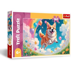 image:imageTrefl  Mans Best Friend  160 Piece Puzzle  Colourful Puzzle with a Dog Creative Entertainment Fun for Children Aged 6 and Older