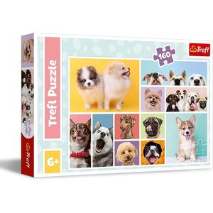 image:imageTrefl Dog Friendship 160 Piece Jigsaw Puzzle Red 16x11 Print DIY Puzzle Creative Fun Classic Jigsaw for Adults and Children from 6 Years Old