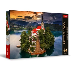 image:imageTrefl Lake Bled Slovenia 1000 Jigsaw Puzzle Premium Plus Photo Odyssey 27x19 Unique Photographic Series Perfect Matching of Elements for Adults and Children from 14 Years Old