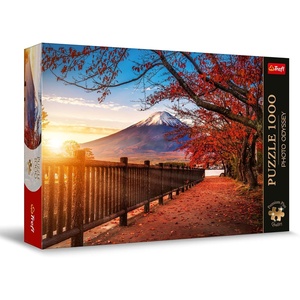 image:imageTrefl Mount Fuji Japan 1000 Jigsaw Puzzle Premium Plus Photo Odyssey 27x19 Unique Photographic Series Perfect Matching of Elements for Adults and Children from 14 Years Old