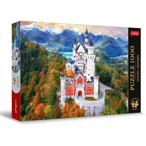 image:imageTrefl Neuschwanstein Castle Germany 1000 Jigsaw Puzzle Premium Plus Photo Odyssey 27x19 Unique Photographic Series Perfect Matching of Elements for Adults and Children from 14 Years Old