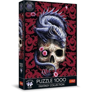 image:imageTrefl Premium Plus Quality  Puzzle Fantasy Collection Oriental Dragon  1000 Pieces Series of Fantasy World Images Anne Stokes Perfect Piece Fit for Adults and Children from 14 Years