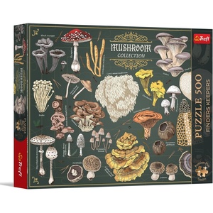 image:imageTrefl Premium Plus Quality  Puzzle Finders Keepers Mushrooms  500 Pieces Timeless Motifs Series Pieces for Adults and Children Aged 10 and Above