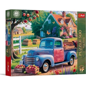 image:imageTrefl Premium Plus Quality  Puzzle Tea Time Farmers Car  500 Pieces Series of Painted Nostalgic Pictures of Pieces for Adults and Children Aged 10 and Above