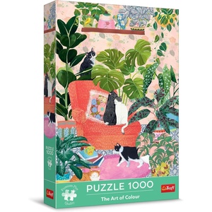 image:imageTrefl Premium Plus Quality  Puzzle The Art of Colour Theres No Place Like Home  1000 Pieces Colorful Series Perfect Piece Fit for Adults and Children from 14 Years