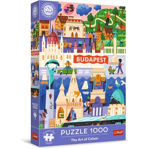 image:imageTrefl Premium Plus Quality  The Art of Colour Budapest Hungary  1000 Pieces Full Colour Series for Adults and Children Aged 14 and Above