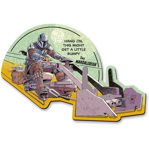 image:imageTrefl Star Wars The Mandalorian Wood Craft 160 Piece Jigsaw Puzzle The Mandalorian Reunite Irregular Shapes 10 Special Puzzles Modern Premium Puzzle for Adults and Children from 14 Years Old