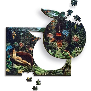 image:imageTrefl The Dream  Henri Rousseau 200 Jigsaw Puzzle Wood Craft Irregular Shapes 5 Special Puzzles Famous Paintings and Artists Creative Fun for Adults and Children from 9 Years Old