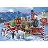 image:imageTrefl Christmas Train 1000 Jigsaw Puzzle Premium Plus Tea Time 27x19 A Series of Painted Nostalgic Pictures Perfect Matching of Elements for Adults and Children from 14 Years Old