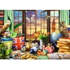 image:imageTrefl Premium Plus Quality  Puzzle Tea Time All Things British  1000 Pieces Series of Painted Nostalgic Images Perfect Piece Fit for Adults and Children from 14 Years