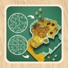 image:imageTrefl Sunflowers  Vincent Van Gogh 200 Jigsaw Puzzle Wood Craft Irregular Shapes 5 Special Puzzles Famous Paintings and Artists Creative Fun for Adults and Children from 9 Years Old