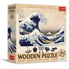 image:imageTrefl The Great Wave Off Kanagawa  Hokusai Katsushika 200 Jigsaw Puzzle Wood Craft Irregular Shapes 5 Special Puzzles Famous Paintings Creative Fun for Adults and Children from 9 Years Old