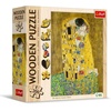 image:imageTrefl The Kiss  Gustav Klimt 200 Jigsaw Puzzle Wood Craft Irregular Shapes 5 Special Puzzles Famous Paintings and Artists Creative Fun for Adults and Children from 9 Years Old