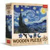 image:imageTrefl The Starry Night  Vincent Van Gogh 200 Jigsaw Puzzle Wood Craft Irregular Shapes 5 Special Puzzles Famous Paintings and Artists Creative Fun for Adults and Children from 9 Years Old