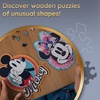 image:imageTrefl Wooden Contour Jigsaw Puzzle DisneyMickey and Minnis Christmas Adventure  160 Pieces Wood Craft Irregular Shapes 10 Figurines Premium Jigsaw Puzzle for Adults and Children Aged 14