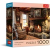 image:imageTrefl  Square Box  Cozy Cabin Dreams  1000 Piece Jigsaw Puzzle 27x19 Print DIY Puzzle Creative Fun Classic Jigsaw for Adults and Children from 14 Years Old