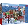 image:imageTrefl Christmas Train 1000 Jigsaw Puzzle Premium Plus Tea Time 27x19 A Series of Painted Nostalgic Pictures Perfect Matching of Elements for Adults and Children from 14 Years Old
