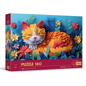 image:imageTrefl  3D Effect Puzzle Kitten  160 Pieces  Trefls 40th Anniversary Colourful Puzzles with Animals for Children Aged 6 and Older