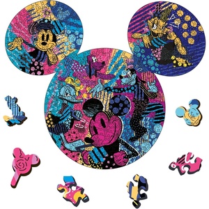 image:imageTrefl Disney Wood Craft 1000 Piece Jigsaw Puzzle Villains Reunion 20x15 Irregular Shapes 70 Disney Puzzles Modern Premium Puzzle for Adults and Children from 14 Years OldDisneys Mickey Mouse 500 5 Piece
