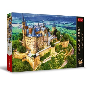 image:imageTrefl Hohenzollern Castle Germany 1000 Jigsaw Puzzle Premium Plus Photo Odyssey 27x19 Unique Photographic Series Perfect Matching of Elements for Adults and Children from 14 Years Old