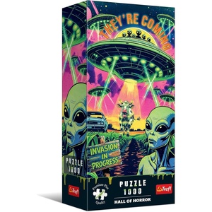 image:imageTrefl Premium Plus Quality  Hall of Horror Puzzle UFO  1000 Pieces Series Full of Horror and Dark Atmosphere of Pieces for Adults and Children Aged 14 and up