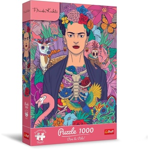 image:imageTrefl Premium Plus Quality  Puzzle Frida Kahlo Blooming Soul  1000 Pieces Jigsaw Series by Artist Frida Kahlo for Adults and Children Aged 14 and up