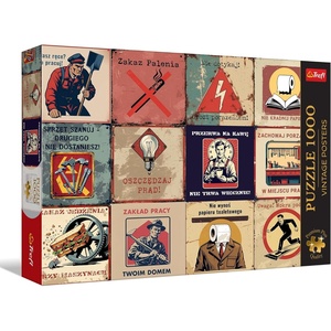 image:imageTrefl Premium Plus Quality  Retro Posters  1000 Pieces Timeless Motifs Series of Pieces for Adults and Children Aged 14 and Above