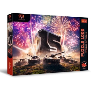 image:imageTrefl Premium Plus Quality  World of Tanks 15th Anniversary Jigsaw Puzzle  1000 Pieces Timeless Motifs Series for Adults and Children Aged 14 and Above
