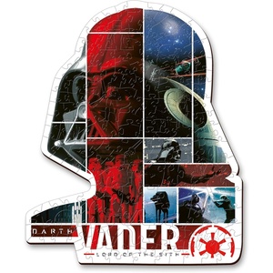image:imageTrefl Star Wars Wood Craft 160 Piece Jigsaw Puzzle Darth VaderIrregular Shapes 10 Special Puzzles Modern Premium Jigsaw for Adults and Children from 14 Years Old