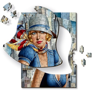 image:imageTrefl Summer in the City  Catherine ABEL 200 Jigsaw Puzzle Wood Craft Irregular Shapes 5 Special Puzzles Famous Paintings and Artists Creative Fun for Adults and Children from 9 Years Old