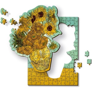 image:imageTrefl Sunflowers  Vincent Van Gogh 200 Jigsaw Puzzle Wood Craft Irregular Shapes 5 Special Puzzles Famous Paintings and Artists Creative Fun for Adults and Children from 9 Years Old