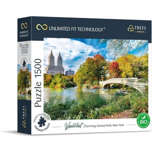 image:imageTrefl Wanderlust Charming Central Park New York 1500 Piece Jigsaw Puzzle Prime 33x23 Thick Cardboard BIO ECO New York Travel Creative Entertainment for Adults and Children from 14 Years OldUft Puzzle Wanderlust Charming Central Park  New York