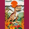image:imageTrefl  3D Effect Puzzle Dinosaur  160 Pieces  Trefls 40th Anniversary Colourful Puzzles with Animals for Children Aged 6 and Older