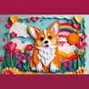 image:imageTrefl  3D Effect Puzzle Dog  160 Pieces  Trefls 40th Anniversary Colourful Puzzles with Animals for Children Aged 6 and Older