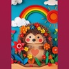 image:imageTrefl  3D Effect Puzzle Hedgehog  160 Pieces  Trefls 40th Anniversary Colourful Puzzles with Animals for Children Aged 6 and Older