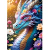 image:imageTrefl  Coloured Dragon  Puzzle 1000 Elements  MultiColoured Dragon in a Floral Setting for Adults and Children Over 14 Years Old