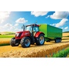 image:imageTrefl  Farm Machines  Tractor with Trailer  100 Piece Puzzle  Colourful Jigsaw Puzzle with Vehicles Creative Entertainment Fun for Children Aged 5 and Older