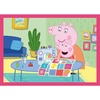 image:imageTrefl  Peppa Pig Peppa Loves Adventures  4in1 Puzzle 4 Puzzles 12 to 24 Pieces  Various Difficulty Levels Colourful Puzzles with Cartoon Characters Fun for Children Aged 3