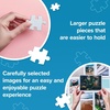 image:imageTrefl  Puzzle EasyPiece Dogs in the Countryside  300 Pieces  Large Pieces Easy Puzzle for Adults and Children Aged 10 and Older