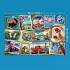 image:imageTrefl  Puzzle EasyPiece Postage Stamps  300 Pieces  Large Pieces Easy Puzzle for Adults and Children Aged 10 and Older